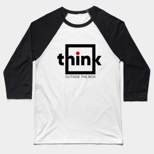 Cube think outside the box Baseball T-Shirt